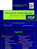 FISIOLOGÍA DEL SISTEMA ENDOCRINO Páncreas Endocrino Insulin A, Glucagon, A