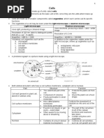 Cells Note