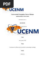 Universidad Evangélica Nuevo Milenio: Asignatura Y Seccion