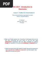 ESC201T - L7 - Thevenin - Norton - Equivalent - Ckts - Source Transformation