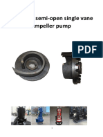 CP Series Semi Open Single Vane Impeller Pump