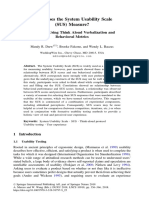 What Does The System Usability Scale (SUS) Measure?: Validation Using Think Aloud Verbalization and Behavioral Metrics