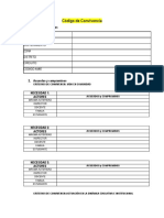 Información Del Código de Convivencia-2023 para Consignar en El Aplicativo Colmena