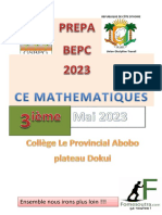 Prepa Bepc 2023 Maths by Tehua