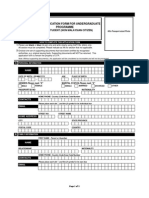 Application Form UTP