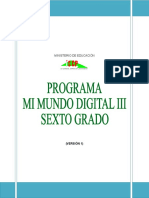 Programa Sexto Grado