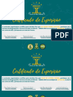 Certificados - Expositores