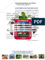 Constancia de Prestacion de Servicios - Zuñiga