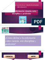 Enfermería Ciencia, Arte, Disciplina y Profesión