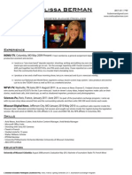 Melissa Berman Resume