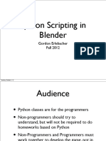 Python Scripting in Blender