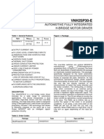 VNH2SP30-E: Automotive Fully Integrated H-Bridge Motor Driver