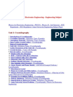 Physics For Electronics Engineering