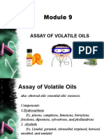 Module 9 - Volatile Oils