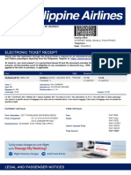 Electronic Ticket Receipt 31jul For Duphasil Paul Erolon Tuting