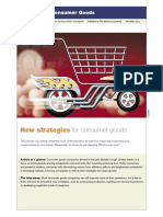 New Strategies For Consumer Goods