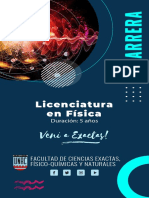 Folleto Licenciatura en Física