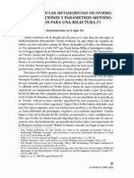 Documento Completo - La Eneida en Las Metamorfosis de Ovidio - Interpretaciones y Parámetros Metodológicos para Una Relectura