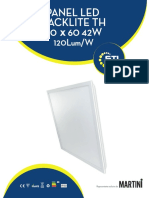 Panel Led Backlite TH 60x60 42W 120 Lum - W