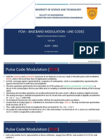 7 - PCM - Baseband Signaling - Line Codes