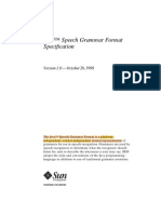 Java™ Speech Grammar Format Specification: Version 1.0 - October 26, 1998