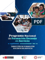 Programa Formación Docente en Servicio 2023 FASCICULO