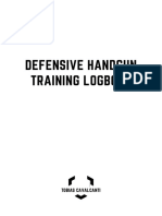 Defensive Handgun Training Logbook