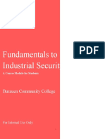 Industrial Security Management