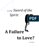 Sword of The Spirit - A Failure To Love