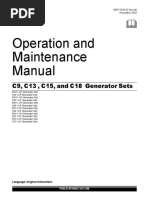 Caterpillar Operation Maintenance Manual C9 C13 C15 C18 Generator Sets