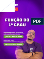 LIVE 54 - Funcao Do Primeiro Grau