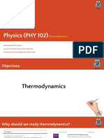 Thermodynamics Week 1