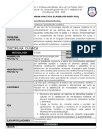 FORMATO PLAN PROYECTO 1 Química