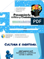 CLASE Cultura e Identidad 1