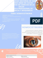 HOMOCISTINURIA