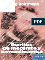 Escritos de Mecanica y Termodinamica - Ludwig Boltzmann