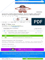 Cinta Modelador Cavado Body Pós Cirurgia Plástica Biobela - Cinta Pós Cirúrgica Pós Parto - Magazine Luiza