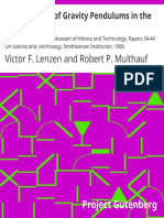 Development of Gravity Pendulums in The 19th Century Contributions From The Museum of History and Technology Papers 34 44 On Science and Technology Smithsonian Institution 1966 2