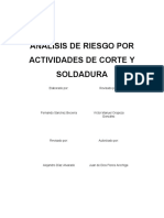 Analisis de Corte y Soldadura