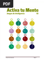 Activa Tu Mente. Juegos de Inteligencia