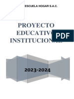 Proyecto Educativo Institucional Primaria 23-24