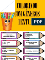 Colorindo Com Genero Textuais