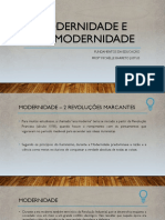 Modernidade e Pós-Modernidade