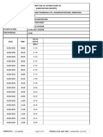 Report For Uf System Plant-05 (Sanitization Report)