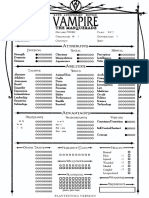 VTM Character Sheet