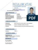 Curriculum Vitae Chacha Lucas