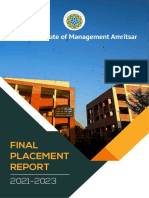 IIM Amritsar Final Placement Report 2021-23 - (15!05!2023)