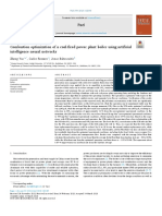 Combustion Optimization of A Coal-Fired Power Plant Boiler Using Artificial Intelligence Neural Networks