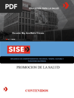 Sesion 3 - Influencia de Comportamientos Recursos, Tiempo, Cultura y Funciones Sanitarias