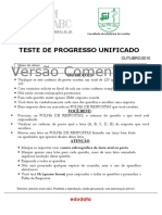 2010 Teste de Progresso Unificado. Versão Comentada